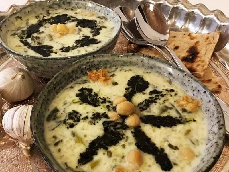 آش دوغ همدانی+بهترین غذای محلی همدان 
