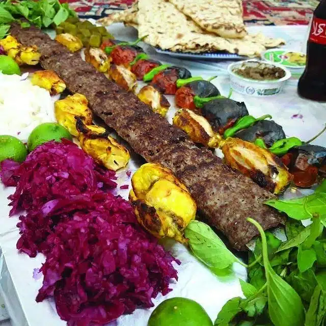 کباب اصل بناب آذربایجان مقدم زاده همدان